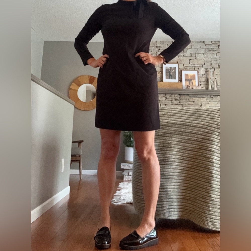 Calvin Klein Black Long Sleeve Dress